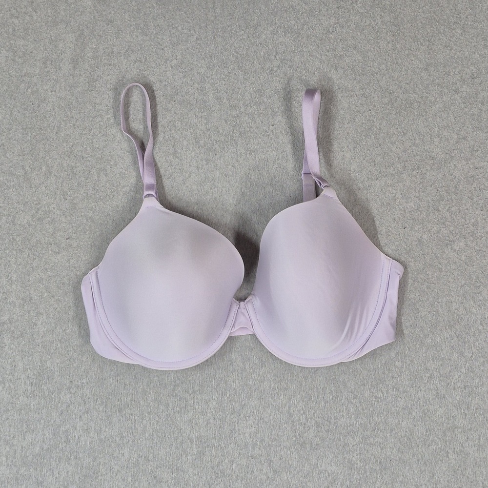 Victoria's Secret Women Bra 36D Lavender Perfect Coverage Full Adjustable Strap